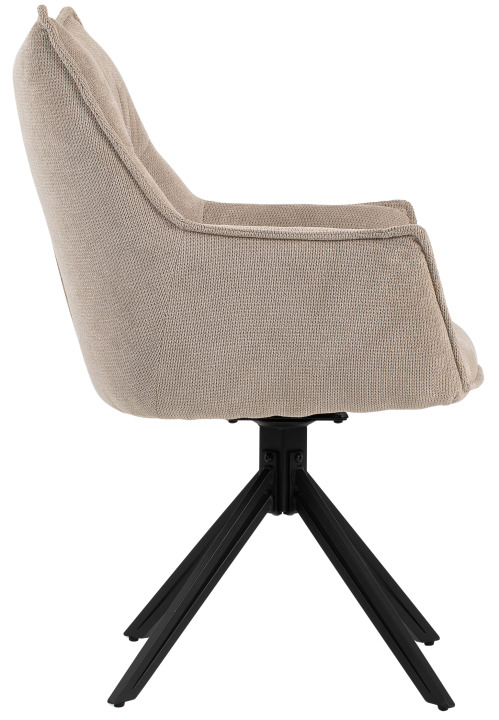 Diningsessel Ginosa beige drehbar Raba... Diningsessel Ginosa beige drehbar Raba...